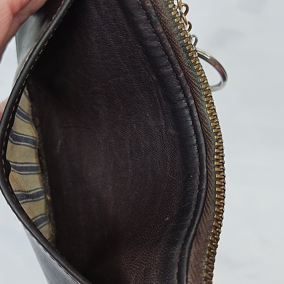 VINTAGE COACH MINI SKINNY # 6902 IN BROWN CARD CASE - Picture 5 of 8